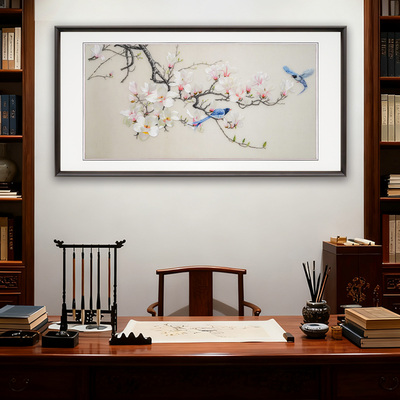 苏绣成品新中式纯手工刺绣画