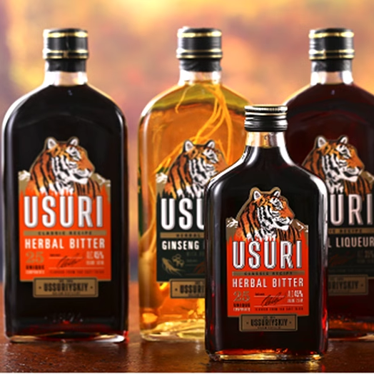进口俄罗斯虎酒虎头酒500ml巴里赞姆人参强酊酒伏特加滋补养生酒