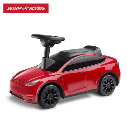 RadioFlyer特斯拉Model Y儿童溜溜车宝宝玩具车1-4岁学步车Tesla