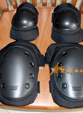 新版黑鹰护具（特战加强版）（黑色）仅售35元 送网兜一个