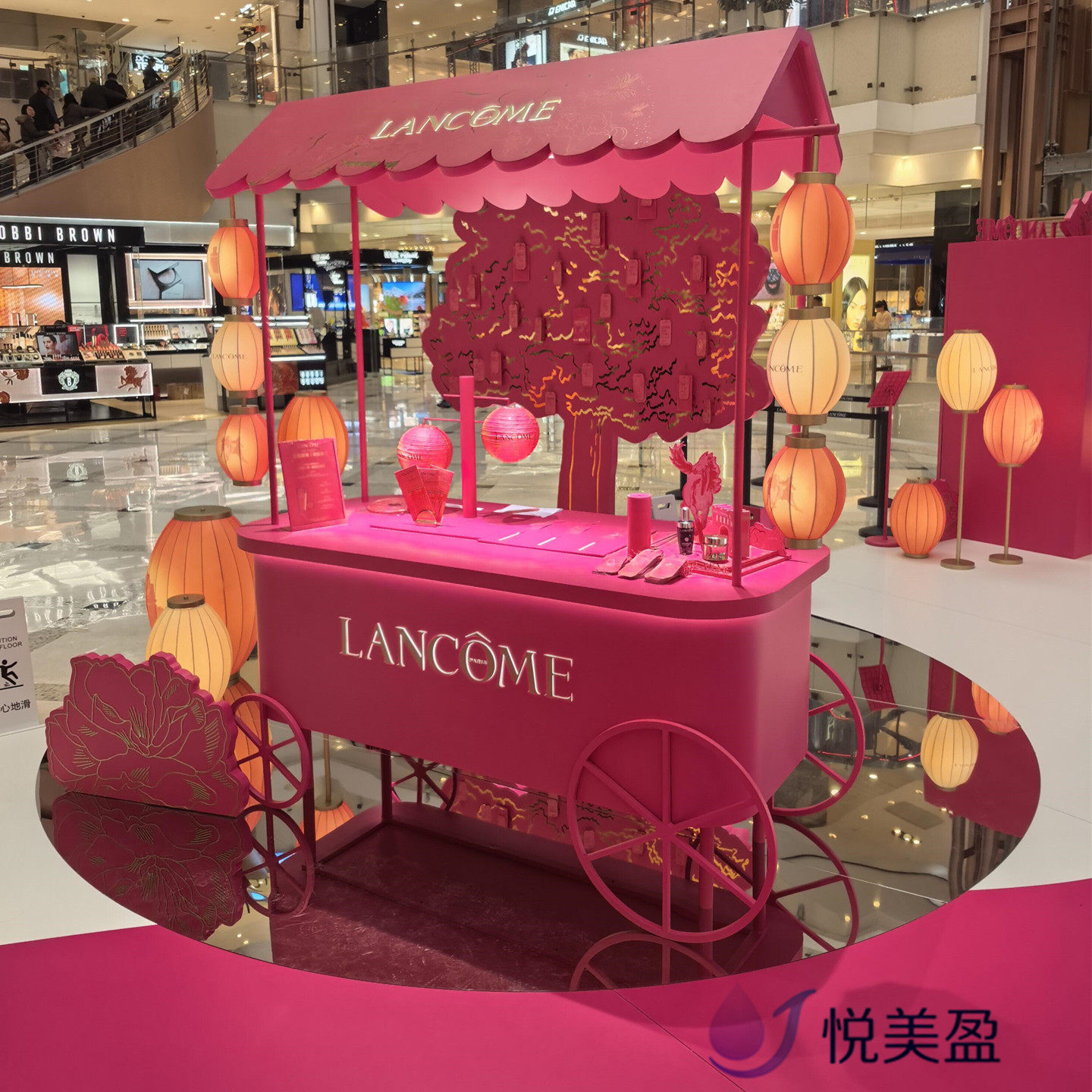 定制铁艺促销花车商场售卖摆摊咖啡化妆品展示架饮料收银台小推车