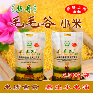 内蒙小米黄小米2025年新米 赤峰林东契丹牌纯毛毛谷小米月子米5斤