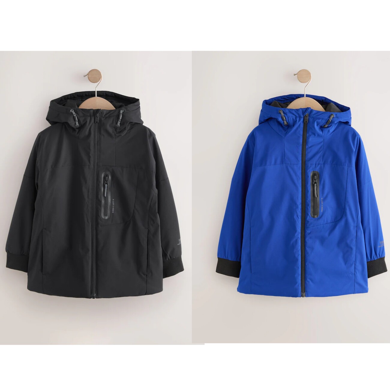 英国NEXT亲子装 25冬男童大男孩纯色夹棉防风保暖基础款风衣外套