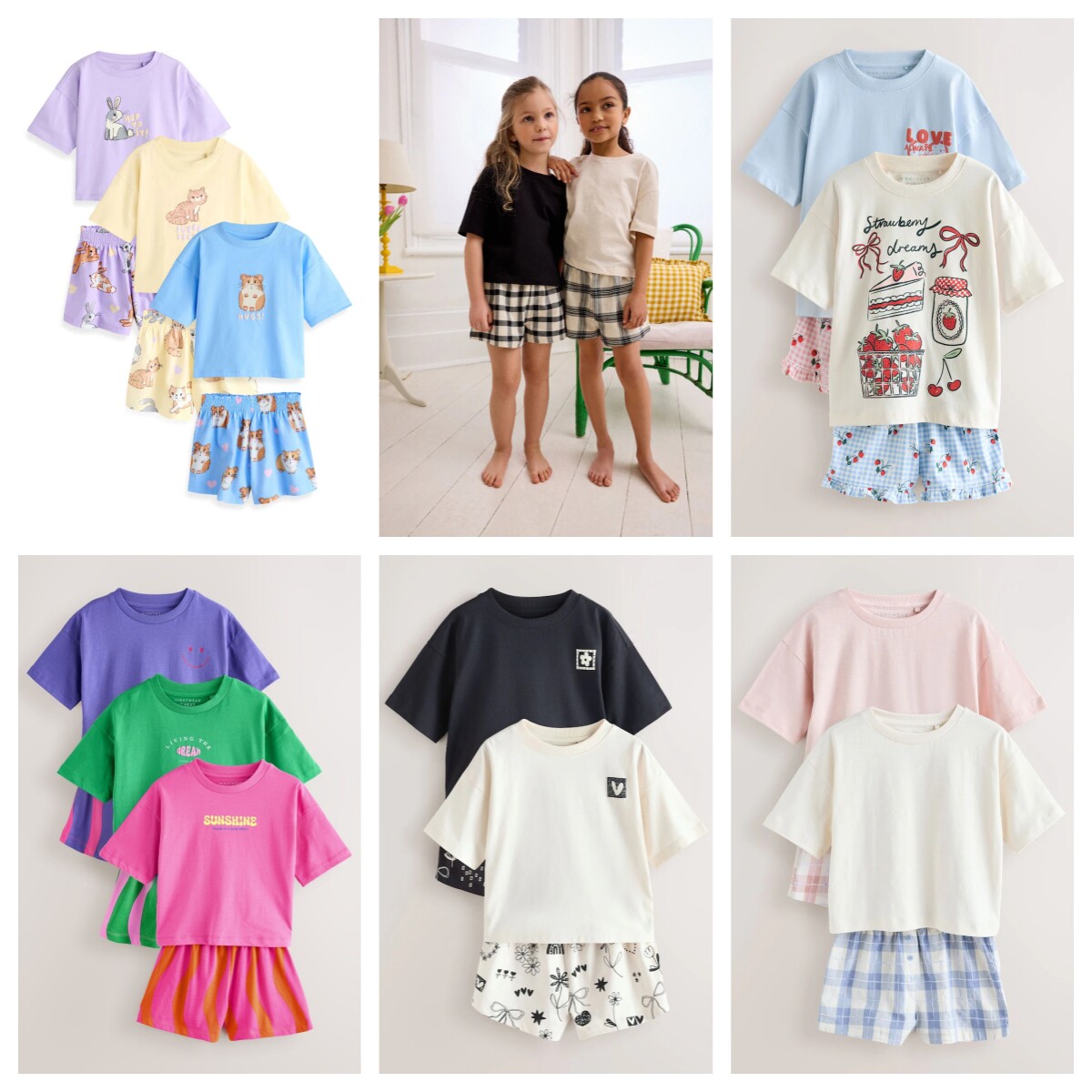 NEXT动物卡通印花短袖居家服睡衣