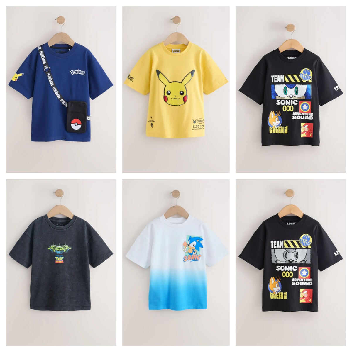NextPokémon背包款卡通短袖T恤
