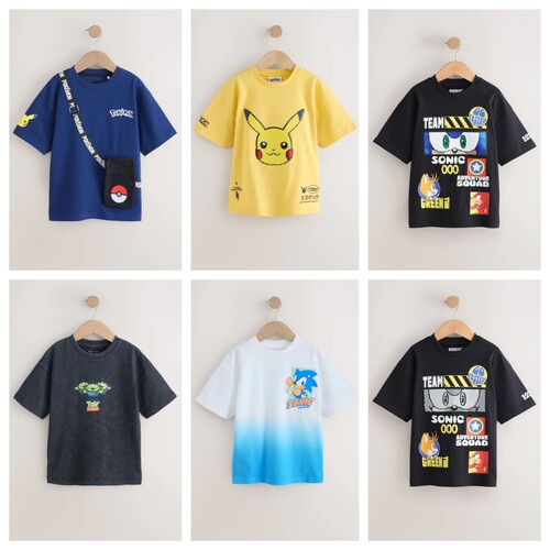 NextPokémon背包款卡通短袖T恤