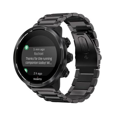 适用COROS高驰NOMAD户外钓鱼智能手表三珠不锈钢商务休闲表带24mm