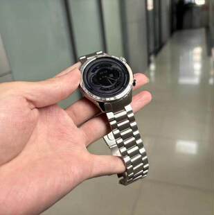适用小米watch5 eSIM手表5代不锈钢弧口专用商务时尚表带腕带男女