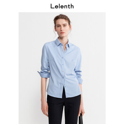 Lelenth职业通勤蓝色衬