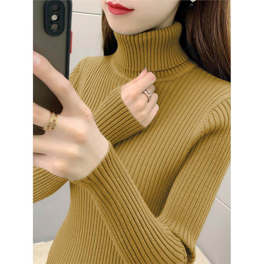 秋冬2025新款法式高领长袖针织打底衫女装加厚修身软糯慵懒风毛衣,个性定制/设计服务/DIY,棉服工装,淘宝优惠券,粉丝福利购,淘宝优惠卷