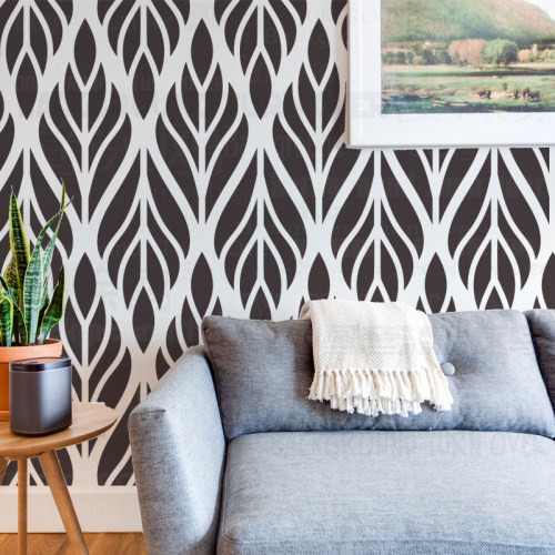 30cm-70cm模板镂空装饰DIY工具背景墙手绘墙体画版印喷涂硅藻S006