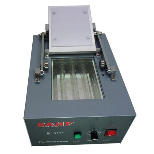 BANY B1511+压杆光敏机刻章机紫砂壶光敏人像景区打卡套色印章