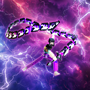 我的世界烦人村民武器积木钻石剑武器蛇刃死神镰刀烦村民战神之刃