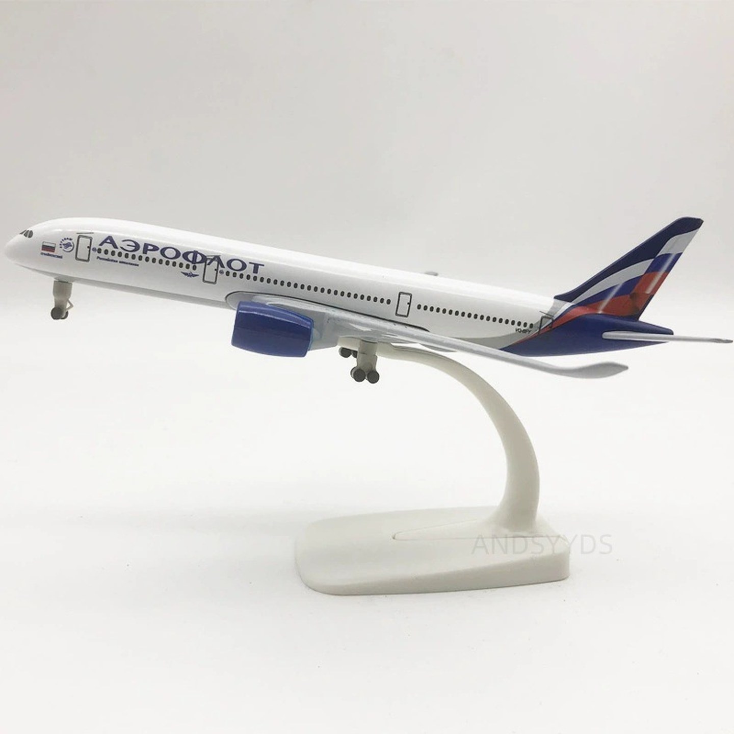 俄罗斯航空20CMA350合金静态飞机模型仿真航模礼物玩具礼品收藏摆