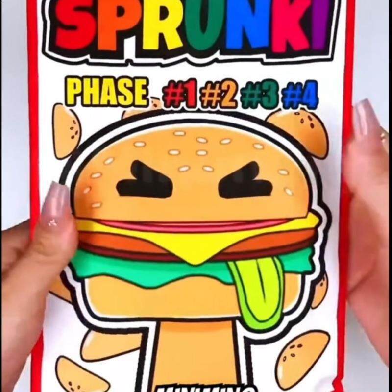 节奏盒子盲袋汉堡先生手办自制4阶段创意礼物送同学生日礼物实用