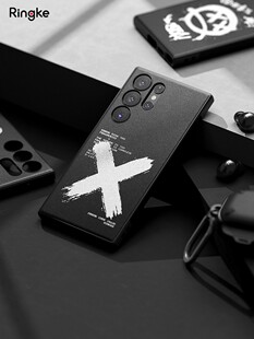 韩国Ringke手机壳适用 三星S24/s23 Ultra战术涂鸦保护套磨砂S23+防摔软壳Plus轻薄全包挂绳