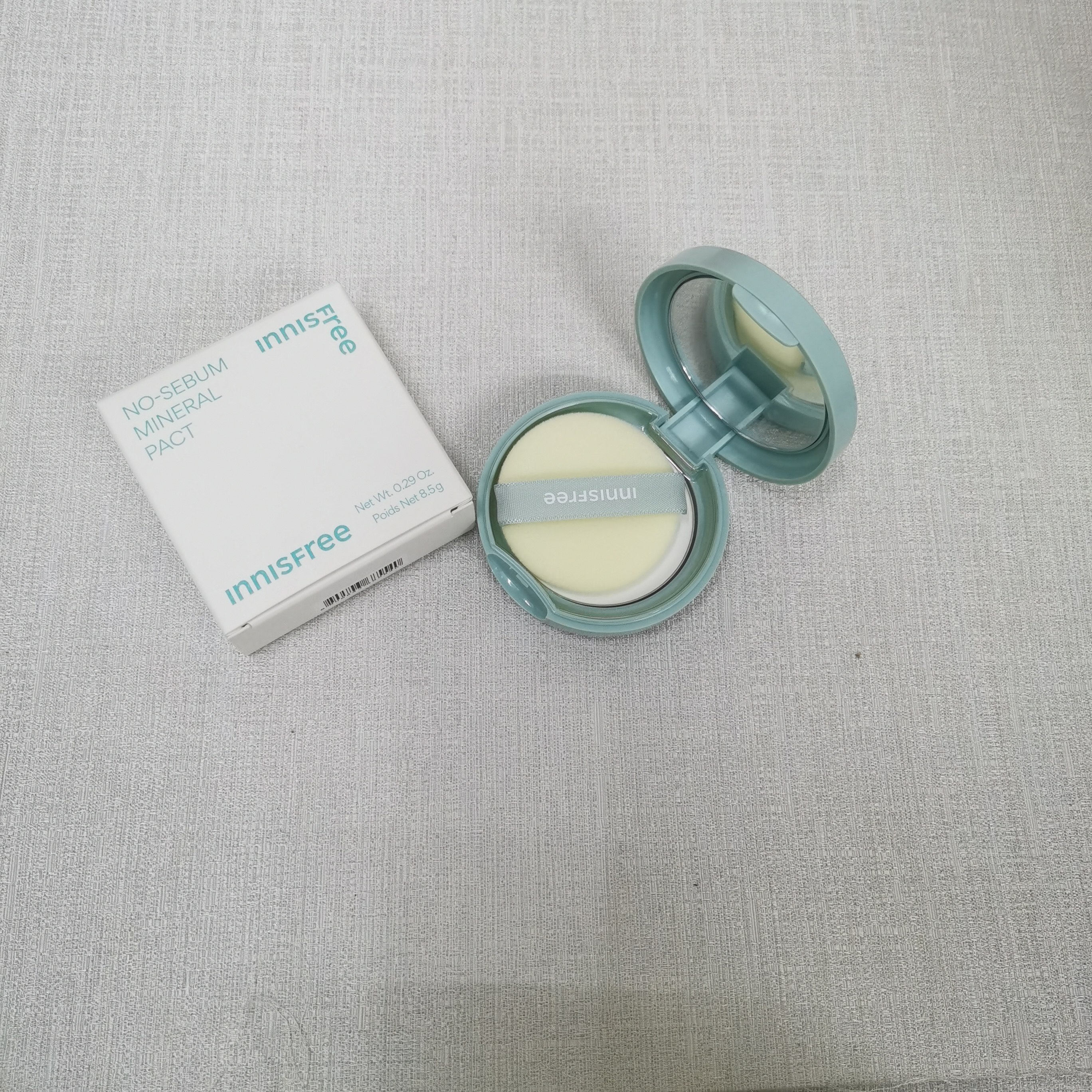 悦诗风吟薄荷粉饼定妆控油矿物图片