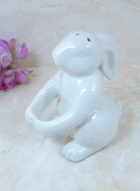 兔子动物调味罐小摆件5个包邮