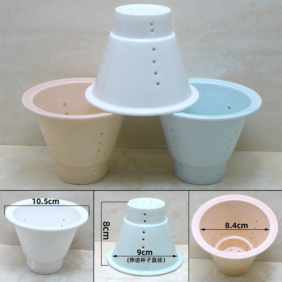 陶瓷茶滤茶隔茶杯水杯内胆茶叶水分离滤斗杯茶具配件茶壶内胆滤网