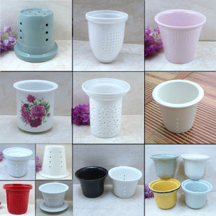 陶瓷茶漏茶滤网茶隔茶网马克杯玻璃杯茶水分离内胆茶滤