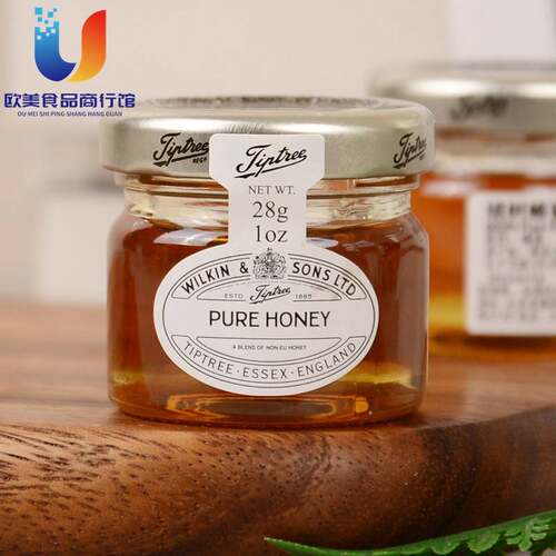 缇树纯蜂蜜果酱28g*72瓶整箱 英国进口Tiptree结婚婚礼伴手礼喜蜜