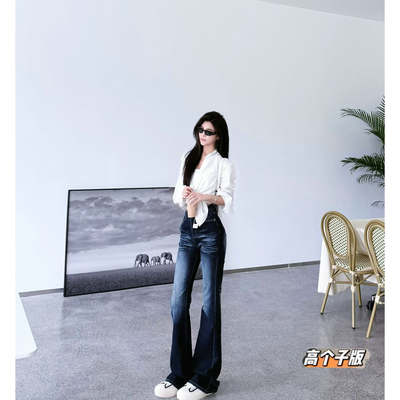 微喇长裤常规牛仔秋冬加长女裤