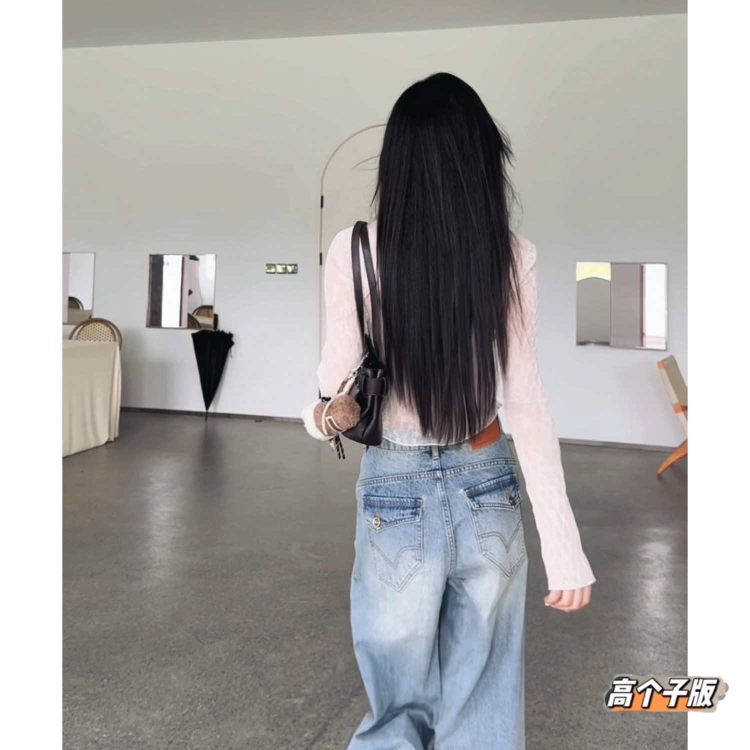 阔腿长裤常规牛仔秋冬加长女裤