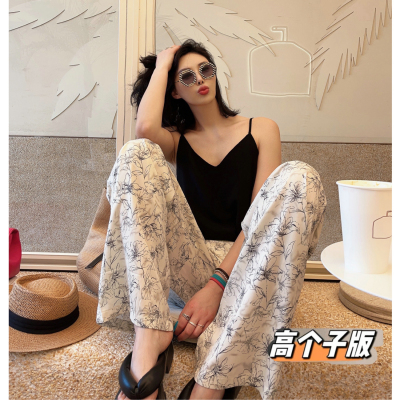 高个子原创猫猫家长裤加长女裤