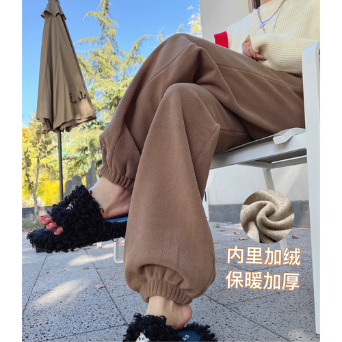 高腰原创猫猫家长裤加长女裤