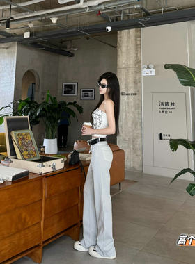 微喇长裤薄牛仔春夏加长女裤