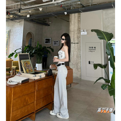 微喇长裤薄牛仔春夏加长女裤