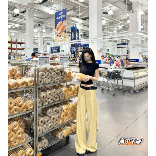 原创猫猫家长裤加长女裤