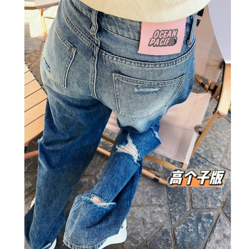 阔腿长裤薄款牛仔夏季加长女裤