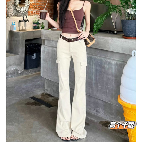 微喇长裤薄牛仔春夏加长女裤
