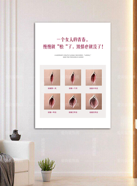 外Y松弛修复宣传挂画 医美养生美容院墙装饰画产康馆私密养护壁画