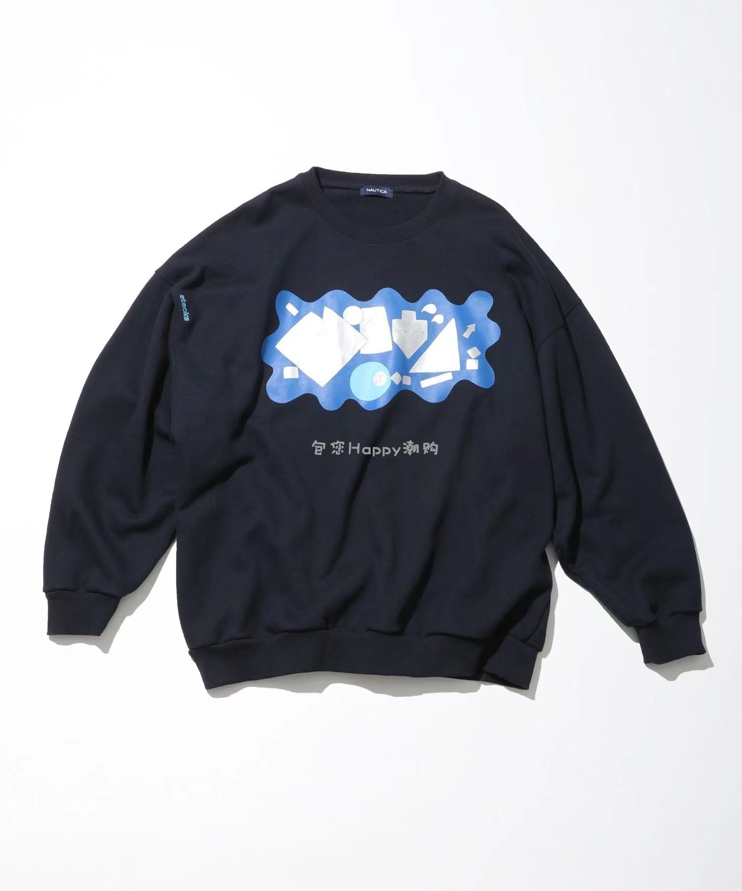 NAUTICA STACKS JOTA 아티스트 공동 브랜드 그래피티 후디 스웨트셔츠 감수 하세가와