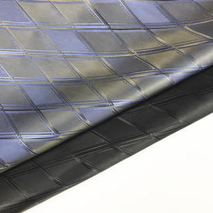 中高档服装人丝里布料涤粘提花西装里衬呢大衣貂皮内衬菱形大格子