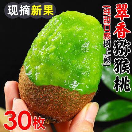 正宗周至翠香猕猴桃新鲜水果当季整箱绿心奇异果应季弥猴桃5斤