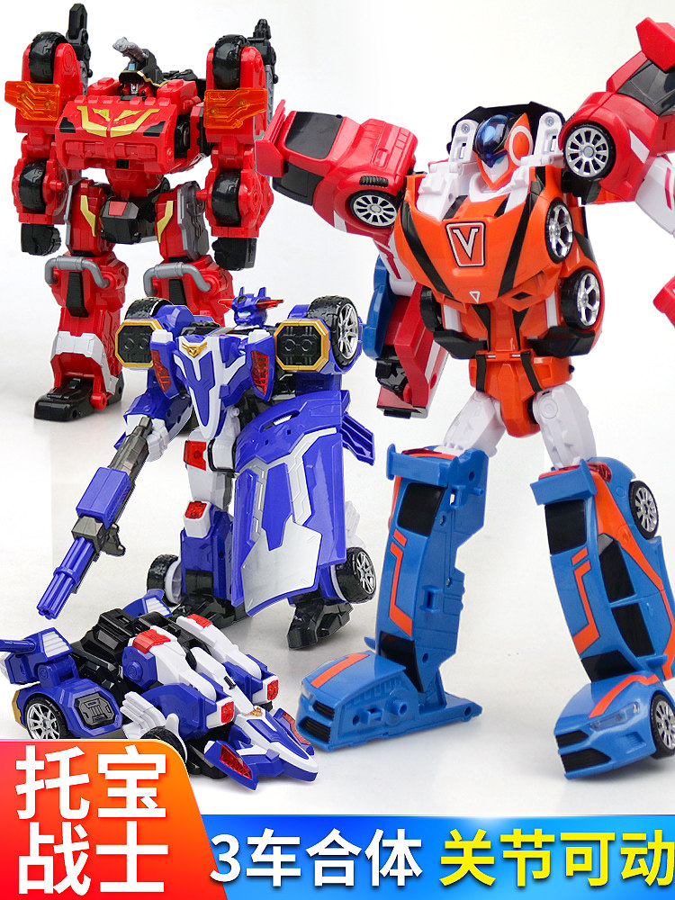 토바 전사 장난감 은하 탐정 속도 천둥 어린이 별 변형 로봇 킹콩 폭풍 요원
