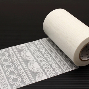 分装胶带 日本MT CASA蕾丝丸替代蕾丝带格言皆川明墨白胶带分装