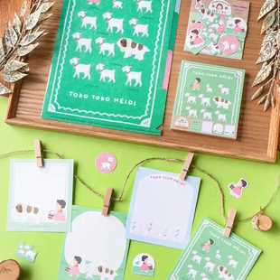 分装便签 古川纸工阿尔卑斯山的少女Kalita咖啡馆爱丽丝便签分装