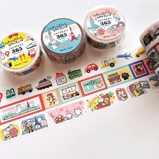 分装胶带 日本sakuralala 日常手作美食节日和纸胶带手帐素材分装