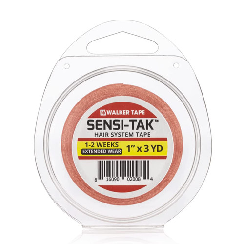 2.54cm *3ySENSI-TAK假发双面胶假发打底胶片美国红色打底假发双
