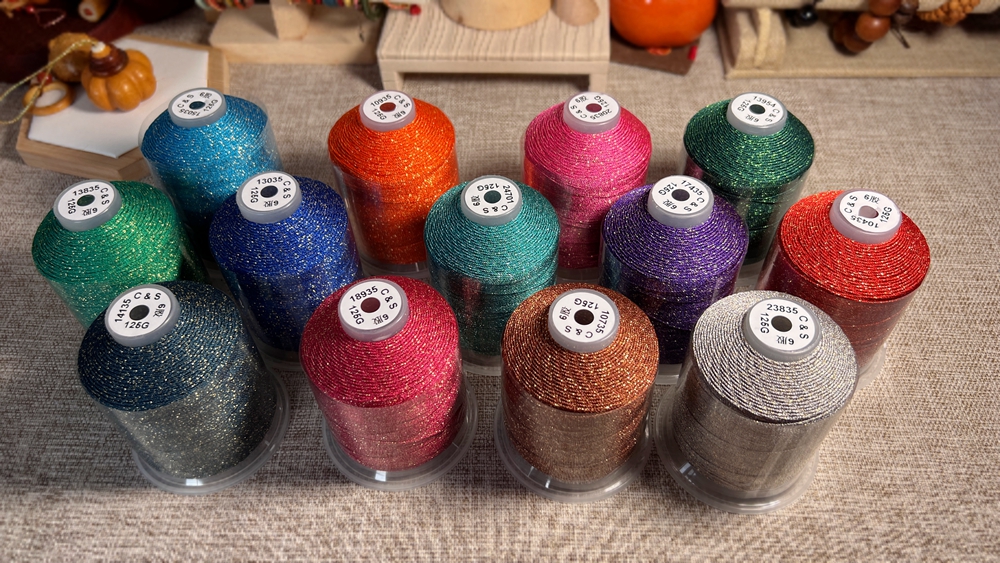 6股CS金银线编织手绳吊坠挂绳线圈线材金属线结绳看图对色号选色