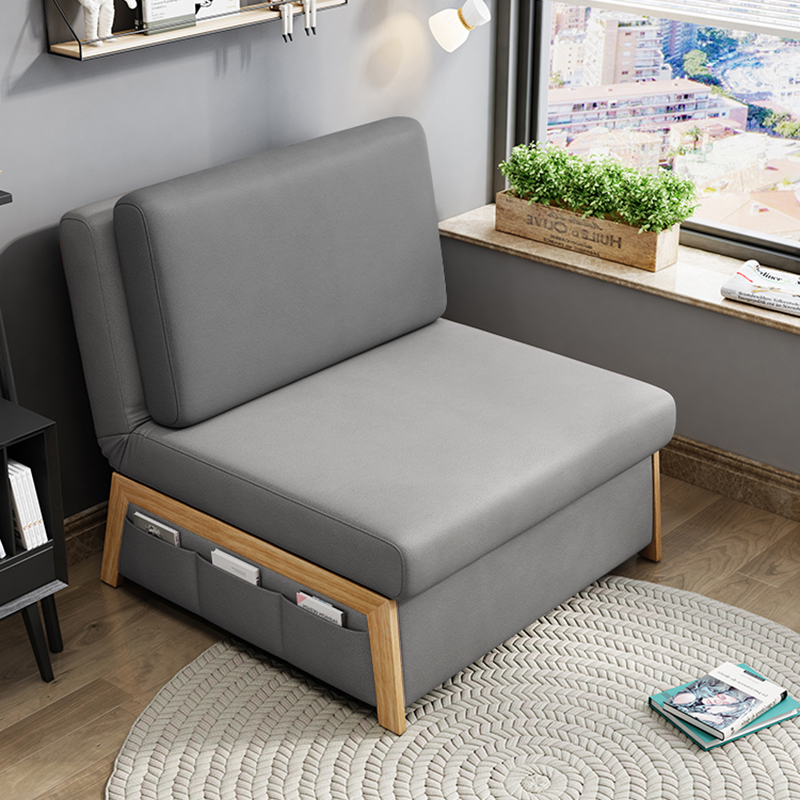 科技布沙发床两用单人时尚1米
