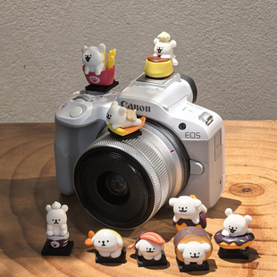 正线条小狗相机热靴盖装饰适用于富士索尼尼康宾得奥林匹斯微单