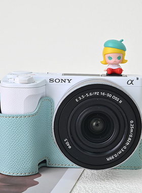 索尼zve10二代保护套A7C2相机包zve10底座A6700套A6400A7M4R5适用