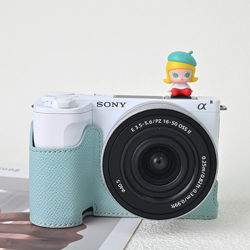 索尼zve10二代保护套A7C2相机包zve10底座A6700套A6400A7M4R5适用
