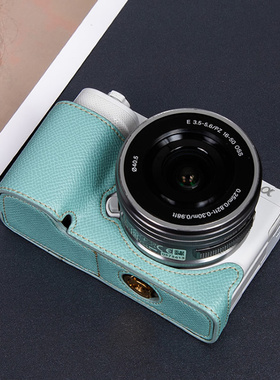 适用索尼A7c2保护套二代A7M4a6400相机包A6700底座皮套ZVE10配件