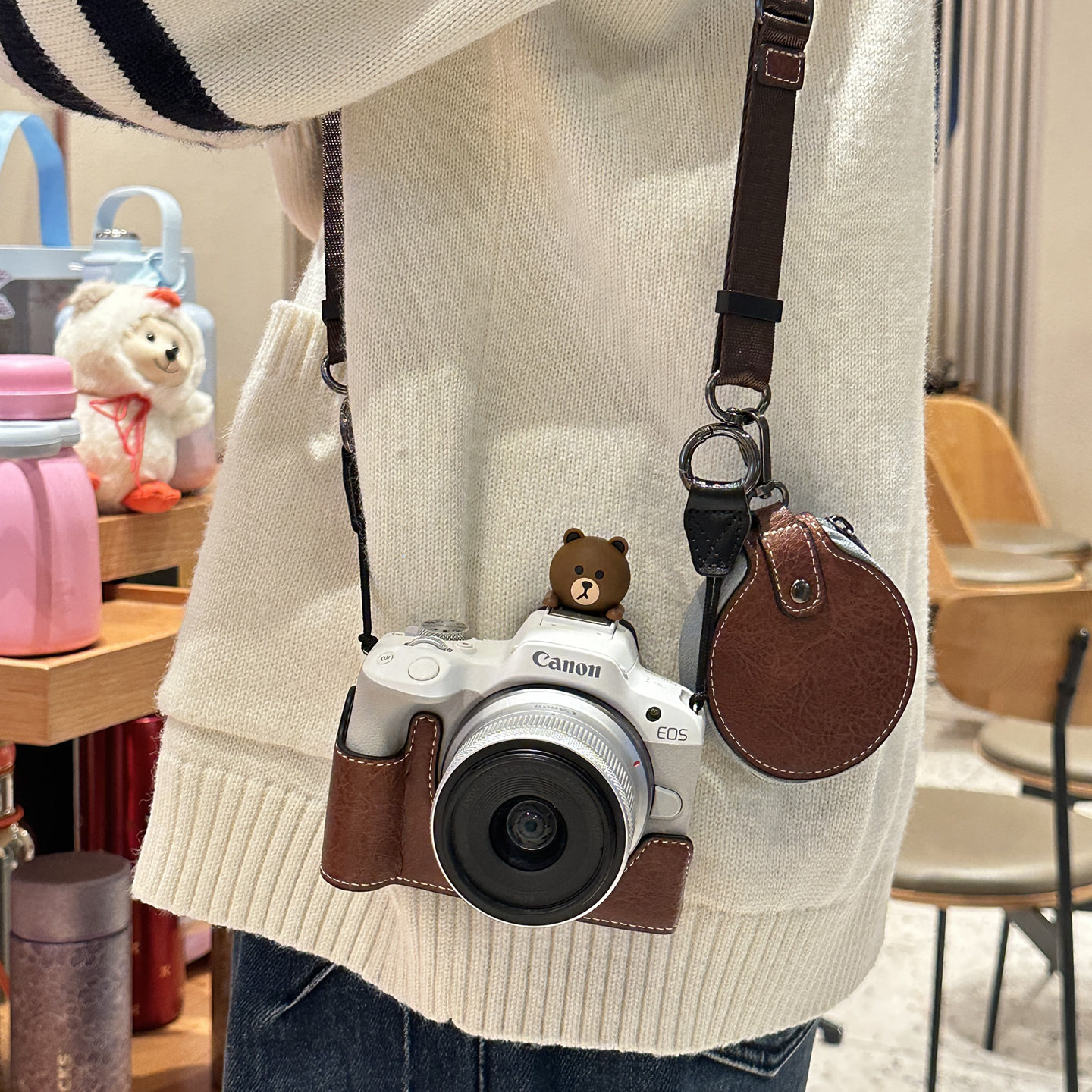 佳能r10保护套r7R50v相机包200d2r50皮套适用r8RPm50m200r62配件图片
